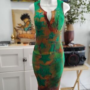 Colorful Sleeveless Dress